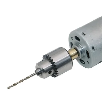 Dreamburgh Elektrické vrtáka Mini Motorových 0.3-4 mm Collet Micro Twist Vŕtať Chuck Nástroj, Adaptér Malé Vŕtanie Moc Strane Rotory