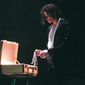 MJ Michael Jackson ultimate collection crystal rukavice handmade Jednej Strane