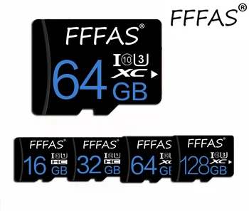 Microsd 64gb 128gb Tarjeta SD pamäťovú kartu flash, 16 g karty memoria de 32 gb micro sd karty, 8g sdhc/sdxc tf karty s maloobchodných balíkov
