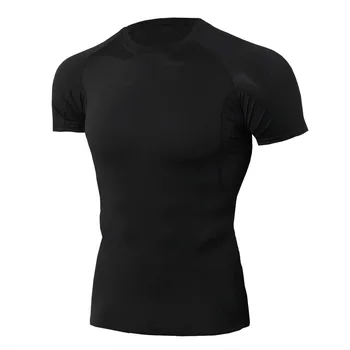 Letné Nové Kompresné Športové Tričko Mužov Kamufláž Fitness 3D Quick Dry pánske Beží T-shirt Telocvični Cvičenie Oblečenie Top Rashgard