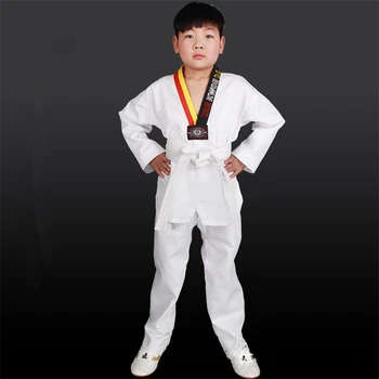 Deti Taekwondo Súťaže Praxi Fáze Výkonu Oblečenie Tradičnej Čínskej Tai chi Kung Fu Wushu Jednotné Top+Nohavice