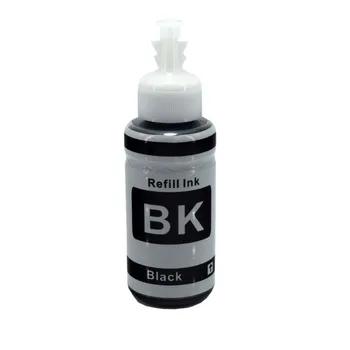 Tlačiareň atrament 4BK Dye Based Náplň Ink Kit pre Epson L355 L350 L362 L366 L550 L555 L566 L800 L801 L805 L100 L110 L120 L132 L210