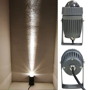 Profesionálne Optický Dizajn Vonkajší Led Svetlomet 10W Led Bodové Svetlo s Úzkymi lampa Uhol Flood Light s 100 240V Osvetlenie