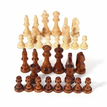 32 Kus Drevené Medzinárodné Šachové Figúrky Bez Šachovnice Doskové Hry, Zábavné Hry Chessmen Zberu Prenosných Dosková Hra