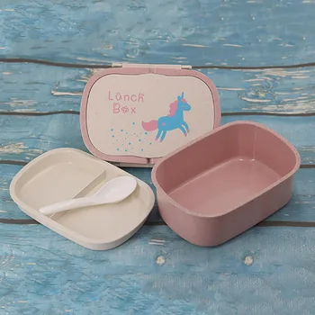 Cokytoop Nový Dizajn Bento Box pre potravinársky Plastové Nádoby na Uskladnenie Potravín Lunch Box pre Deti s Rukoväť Vianočný Darček