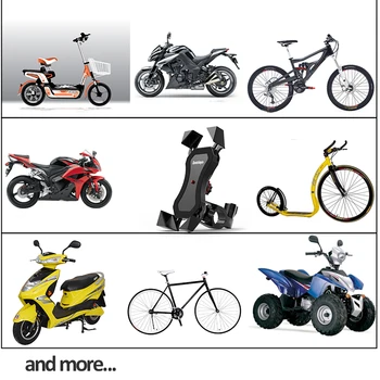 Motocykel, Bicykel Moto Bike Telefónu, Navigácie Držiak na Podporu riadidlá Spätné Zrkadlo Mount Clip Držiak pre iPhone 11 Pro Max