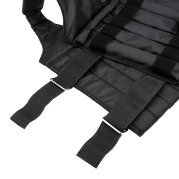 SUTEN Max 20 kg hmotnosti nákladu nastaviteľné Vážený Vesta bunda vesta cvičenie, tréning boxu Neviditeľné Weightloading piesku clothi