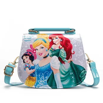 Disney princezná ženy pu messenger taška dievča Mrazené taška cez rameno Sofia kabelka fashion shopping bag