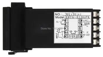 XMTG-8 RS485 modbus rozhranie rampa oneskorenia digitálny regulátor teploty relé SSR 0-22mA SCR výstup