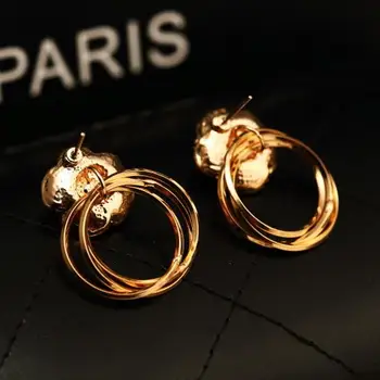 EH76 slávnej značky de marque marcas camellia Nové 2016 šperky brinco boucles d'oreilles bijoux bižutériou stud náušnice pre ženy