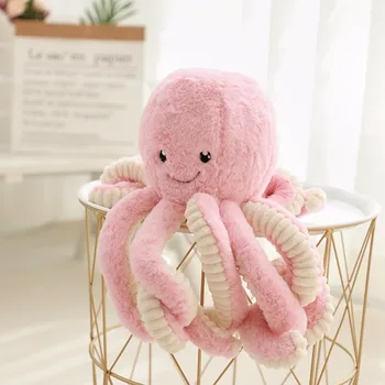 40-80 cm Krásny Simulačné Octopus Prívesok Plyšové plyšová Mäkká Zvierat bytové Doplnky Roztomilá Bábika Deti Darčeky
