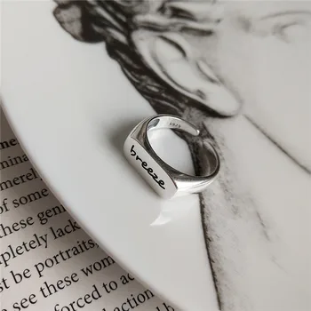 Ying Vahine Striebro 925 Šperky List VÁNOK Otvoriť Prstene pre Ženy Zásnubný Prsteň anel anillos plata 925 para mujer anel bague