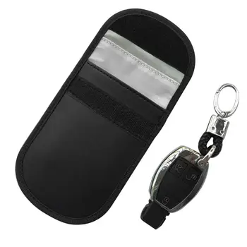 GSM/LTE/NFC/RF Signál Blokovania Taška Kryt kľúča vozidla signál okien prípade Puzdro Pre Keyless Kľúče od Auta Radiačnej Ochrany Mobilný Telefón