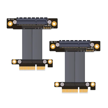 PDO-Link R22SL 5cm PCIe 3.0 x4 Mužov x4 Samica Predlžovací Kábel 32 G/b / PCI-E 4x Grafika SSD RAID Extender Konverzný Kábel