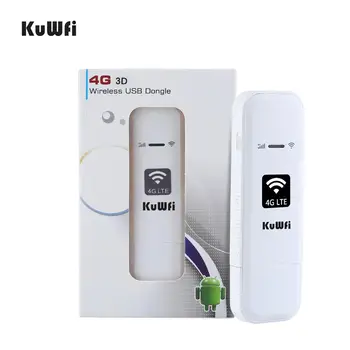 KuWFi 4G LTE Modem USB Siete 3G/4G USB Dongle Univerzálny Odomknutý 4G SIM Wifi Adaptér S TS9 Rozhranie