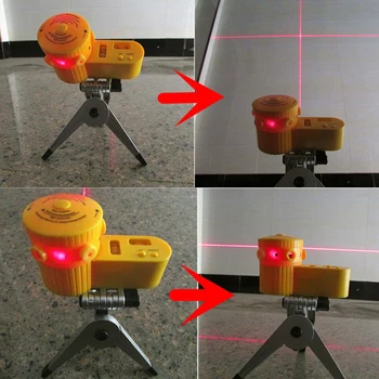 Multifunkčné kríž Line Nástroj, Prístroj LED Laserové Úrovni Vertikálne Horizontálne quipment meranie So Statívom