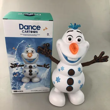 2019 Disney Frozen2 hračka Roztomilý tanec Olaf Hudobná hračka so svetlom hudba môže máva pažami s 5 skladieb deti narodeniny Vianočný darček