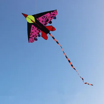 Nové Kamufláže Rovine Kite Lietajúce Hračka Fighter Kite s Rukoväť Line Dlhý Chvost Cartoon Deti Darček Vonkajšie Športové Hry