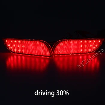1 Dvojica LED Zadný Nárazník Reflektor svetlo Na Subaru /Impreza/XV/WRX/LEVORG/Crossover Chvost Stop Signálne svetlá do Hmly Auto Príslušenstvo