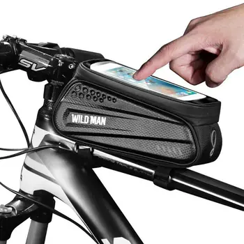 Nové Rainproof Cyklistické tašky Rám Prednej Hornej rámovej Trubky Cyklistická Taška Reflexné 6.5 v Telefóne Prípade dotyková obrazovka Taška MTB Bike Príslušenstvo