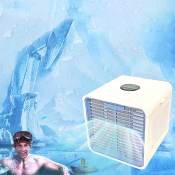 S akumulátorom/pravidelné verzia Prenosné klimatizácie ventilátor Mini prenosný chladič Home office LED, klimatizácia, ventilátor Y506