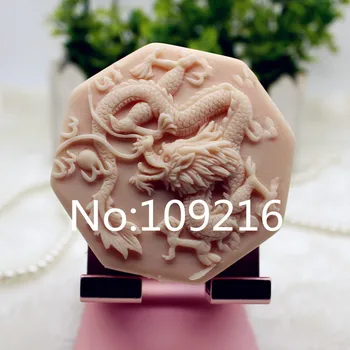 Nový Výrobok!!1pcs Čínskeho Zverokruhu Dragon (zx345) potravinársky Silikón Ručne vyrábané Mydlo Formy Remesiel DIY Plesne