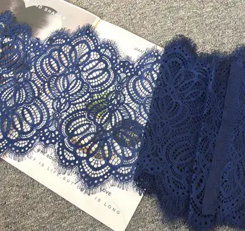 Široká 23 cm dlhý 3m novej Európskej rias čipky DIY oblečenie, sukne sexy spodnú bielizeň dekoratívne čipky textílie