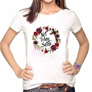 Ženy Oblečenie Tričko Ženy Tlač Tričko Lete Správu Zábavné Vytlačené Krátky Rukáv Bežné T Top Žena T-shirt Žena Tee