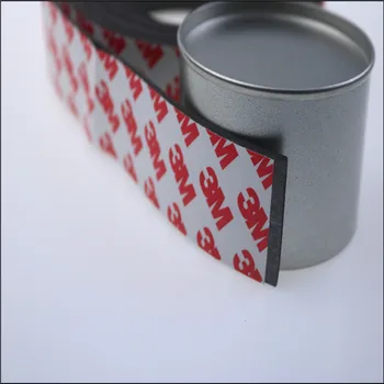 30x1.5mm, magnet gumový Pružný Magnetický prúžok s 3M pásky, Chladnička magnet, Magnetické nálepky