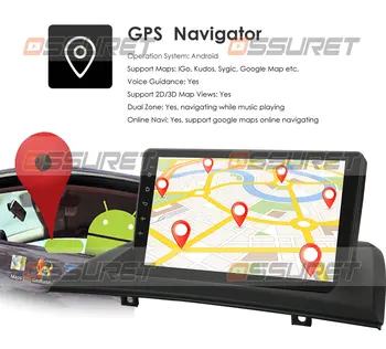Android 10 Dvojité 2 Din Auto Multimediálny Prehrávač, GPS Navigáciu, Autoradio pre BMW X3 E83 2004-2012 s Volante Ovládanie BT