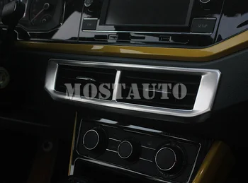 Pre Volkswagen Polo Mk6 2018-2020 Interiéru Uprostred Air Vent Zásuvky Kryt Výbava 1pcs Auto Doplnky Interiéru Auta Dekor Auto Výbava