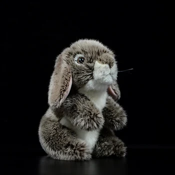 19 cm Roztomilý Holland Lop Himalájsky Králikov Bábiky Simulácia Krásne Brown Bunny Kawaii Zvierat Mäkké Mäkké Plyšové Hračky Deti detský Darček