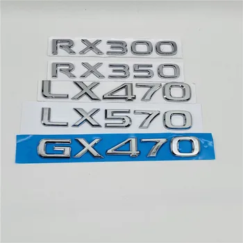 Pre Lexus LX470 LX570 RX300 RX350 GX470 GX 470 Znak Logo Vzadu Kufor Chvost Veko Symbol Slov