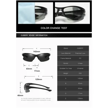 DUBERY Polarizované slnečné Okuliare pre Mužov, Ženy, Nové Módne Okuliare Jazdy Retro Slnečné Okuliare Sport Retro Zrkadlo Luxusné Značky UV400