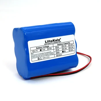Liitokala 7.4 V Lítia 18650 Batériu 2S3P 9ah Rybárske LED Svetlo Bluetooth Reproduktor 8.4 V Núdzových DIY batérie s PCB