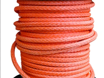 Doprava zadarmo 18 mm x 50meters orange syntetické uhmwpe navijak lana ťažné lano pre ATV/UTV/4x4/off road príslušenstva