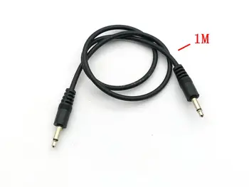 10pcs 3,5 mm 1/8 male mini zástrčku, monofónny mono audio konektor kábla 1M