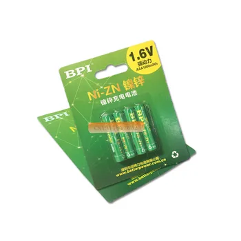 4pcs/veľa Originálne Nové BPI AAA 1000mWh 1,6 V 1,5 V NI-Zn, NI Zn NIZN aaa Low self-absolutórium nabíjateľné batérie 1,5 V