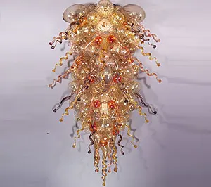 Luxusné Ručne Fúkané Murano Skla Luster Osvetlenie Crystal pre obývaciu izbu Dekorácie