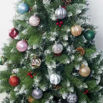 Vianočné Gule Ozdoby Nerozbitné Ozdoby na Vianočný Stromček Loptu na Dovolenku Svadobné Party Dekorácie