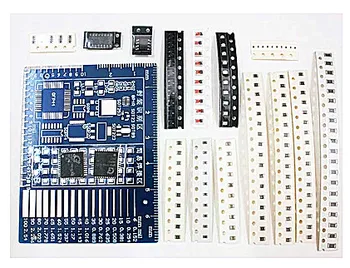 HKT002 Rozšírené Full-patch Zváranie Cvičenie Rada Elektronických Komponentov DIY Výroby Auta SMT