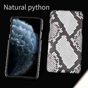 Originálne Kožené puzdro Pre Iphone 12 pro max Pôvodné Python kožené zadný kryt Pre iphone 11 Pro prípade xr xs max 7 8 coque fundas