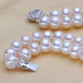 ASHIQI Skutočný Prírodný Perlový Náramok pre Ženy Sladkovodné Perly Šperky vyrábané Ručne Multi-layer náramky Nové darček