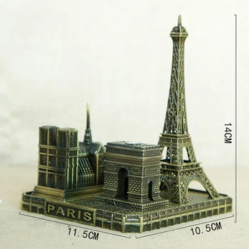 Paríž Veže, Arkády Oblúk, Arc de Triomphe a champs-Kostol Notre-Dame de Paris Európskej francúzsky turistický suvenír priateľ predstavuje Pokles Lodnej dopravy