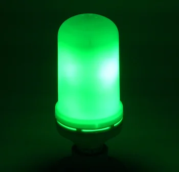 6pcs E27 AC85V~265V červená modrá zelená žltá fialová Farebné 7W Účinkom Požiaru Žiarovka SMD 2835 Blikanie Emulácia LED Plameň Lampy