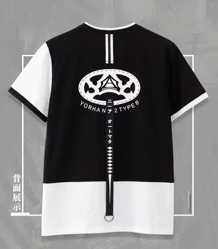 Anime NieR:Automaty YoRHa Č. 2 Typ B T-Shirt Bežné Krátke Sleeve Tee Cosplay Unisex Letné Voľné Kolo Krku pulóver Topy Darček