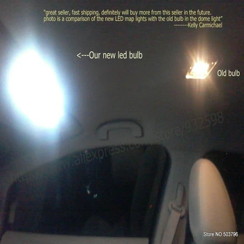 Interiérové LED Auto Svetlá Na kia sportage R 2012 izba dome mapa čítanie nohy dvere lampa bez chýb 9pc