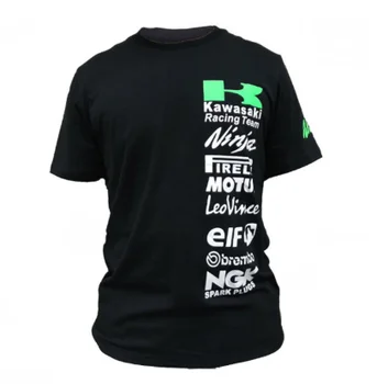 2020 Nové T-shirt Motocykel Koni Team Racing Športové pánske Klasické Pohodlné, priedušné Kawasaki fanúšikov T-shirt 1