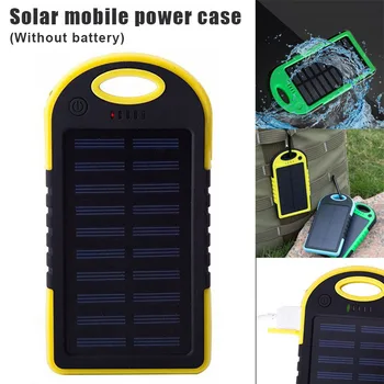 Solárne Mobile Power Bank Hniezdenie Prenosné Mobilné energetické Pole s 2 USB Port DJA99