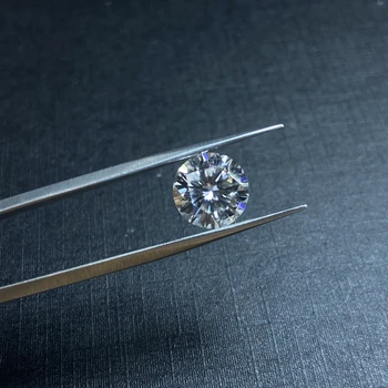 Lab Vytvorili diamond 0.5 ct 5mm D Farba Kolo Skvelý Strih voľné Moissanite VVS1 stupeň Výborný Strih Šperky Voľné Kameň
